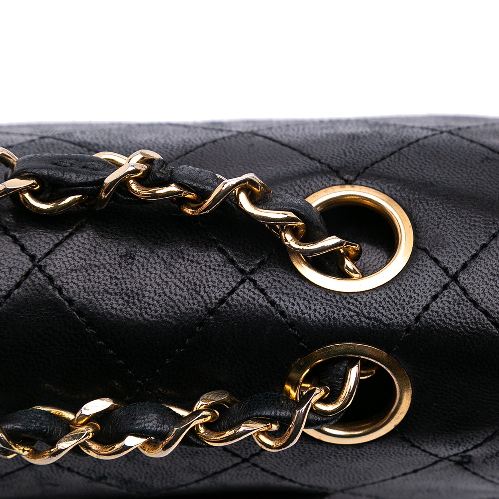 Small Classic Lambskin Double Flap