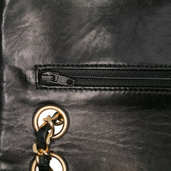 Small Classic Lambskin Double Flap