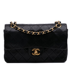 Small Classic Lambskin Double Flap