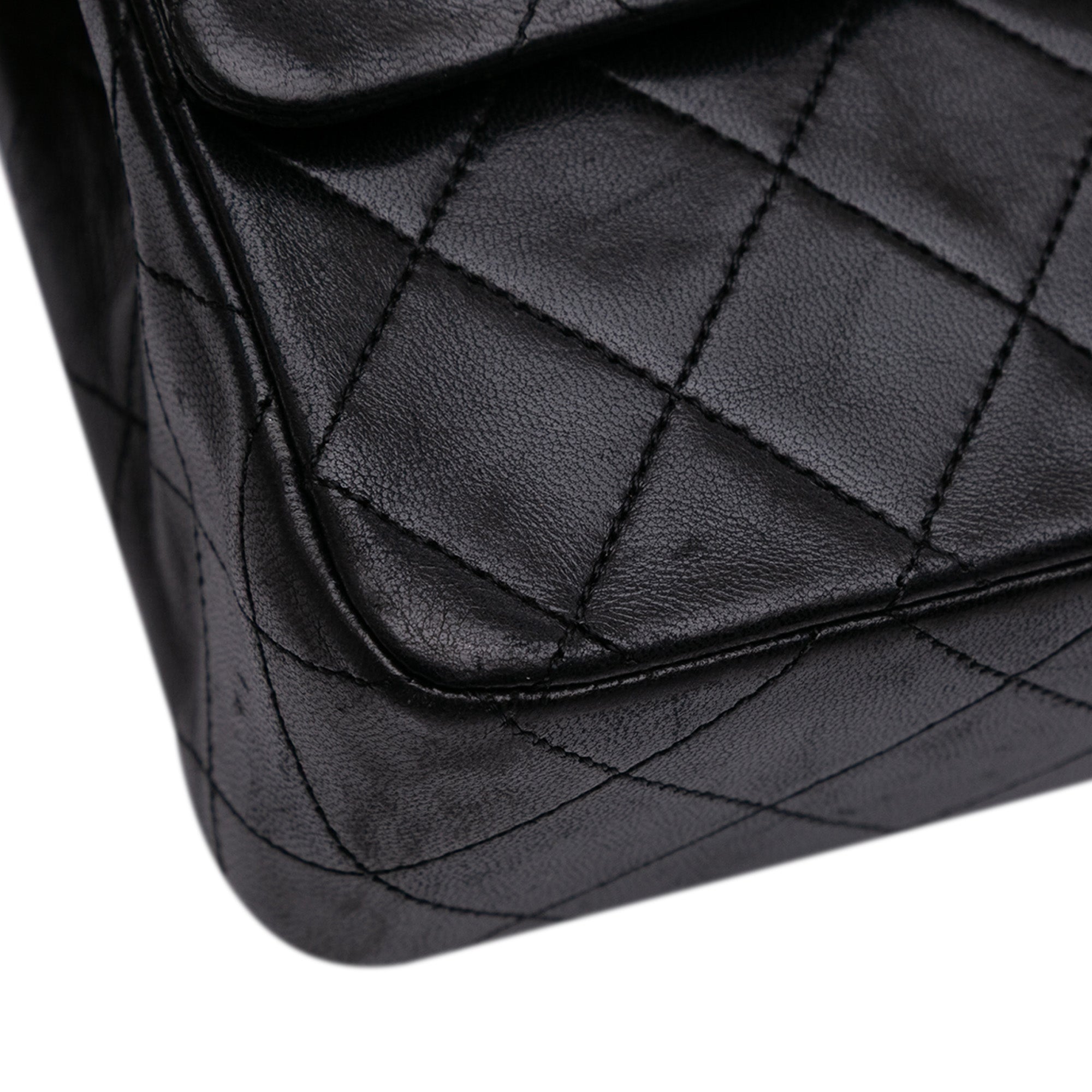 Small Classic Lambskin Double Flap