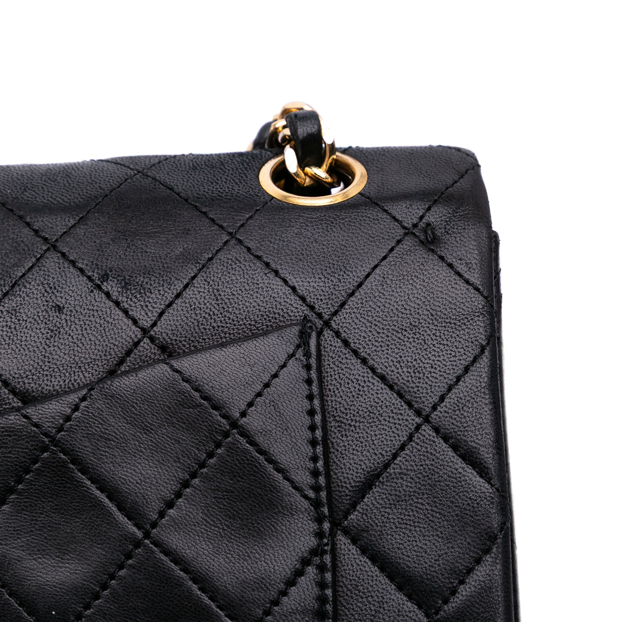 Small Classic Lambskin Double Flap