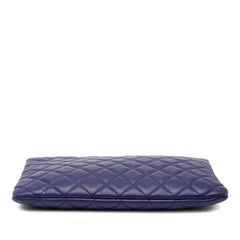 Medium CC Quilted Lambskin O Case Clutch