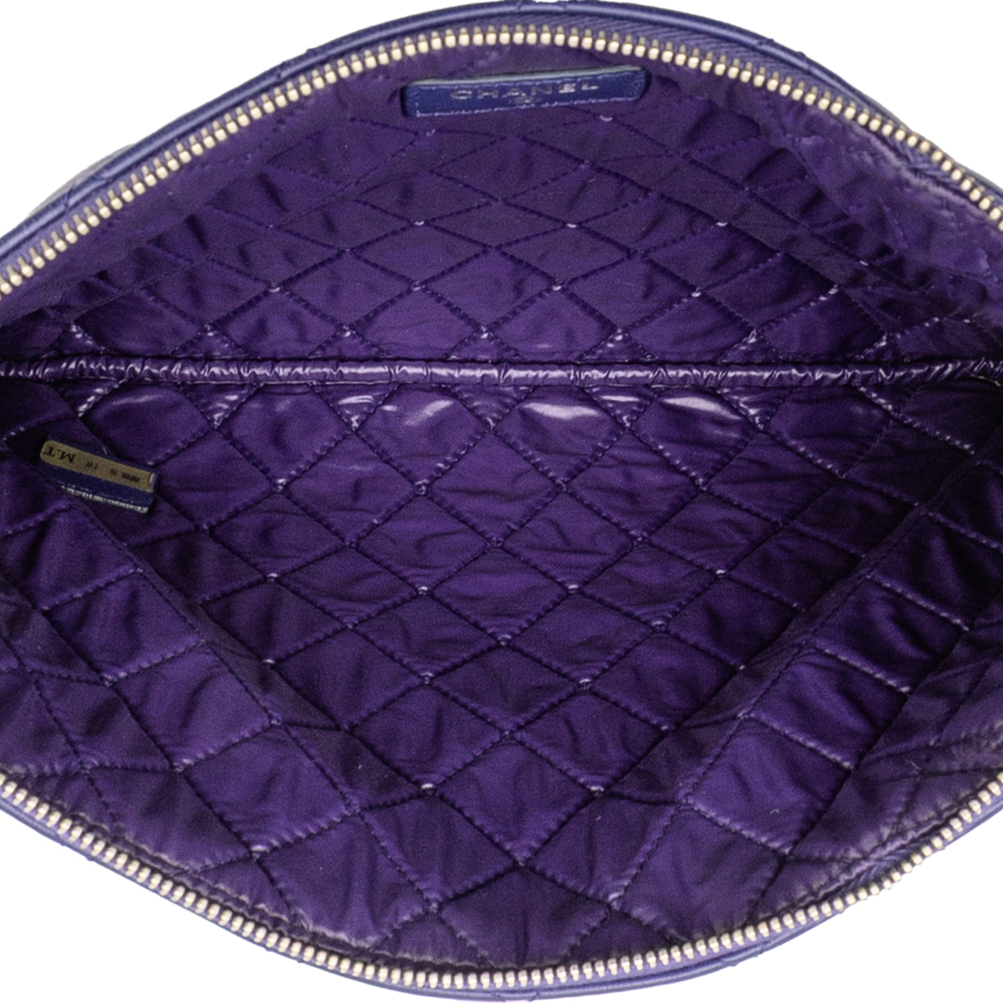 Medium CC Quilted Lambskin O Case Clutch