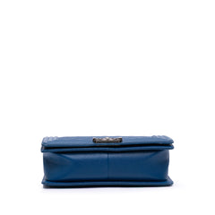 Old Medium Quilted Caviar Boy Flap