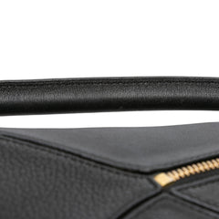 Medium Calfskin and Suede Puzzle Satchel