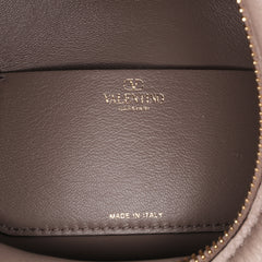 Medium Grainy Calfskin VLogo Moon Hobo