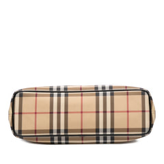 House Check Coated Canvas Tote