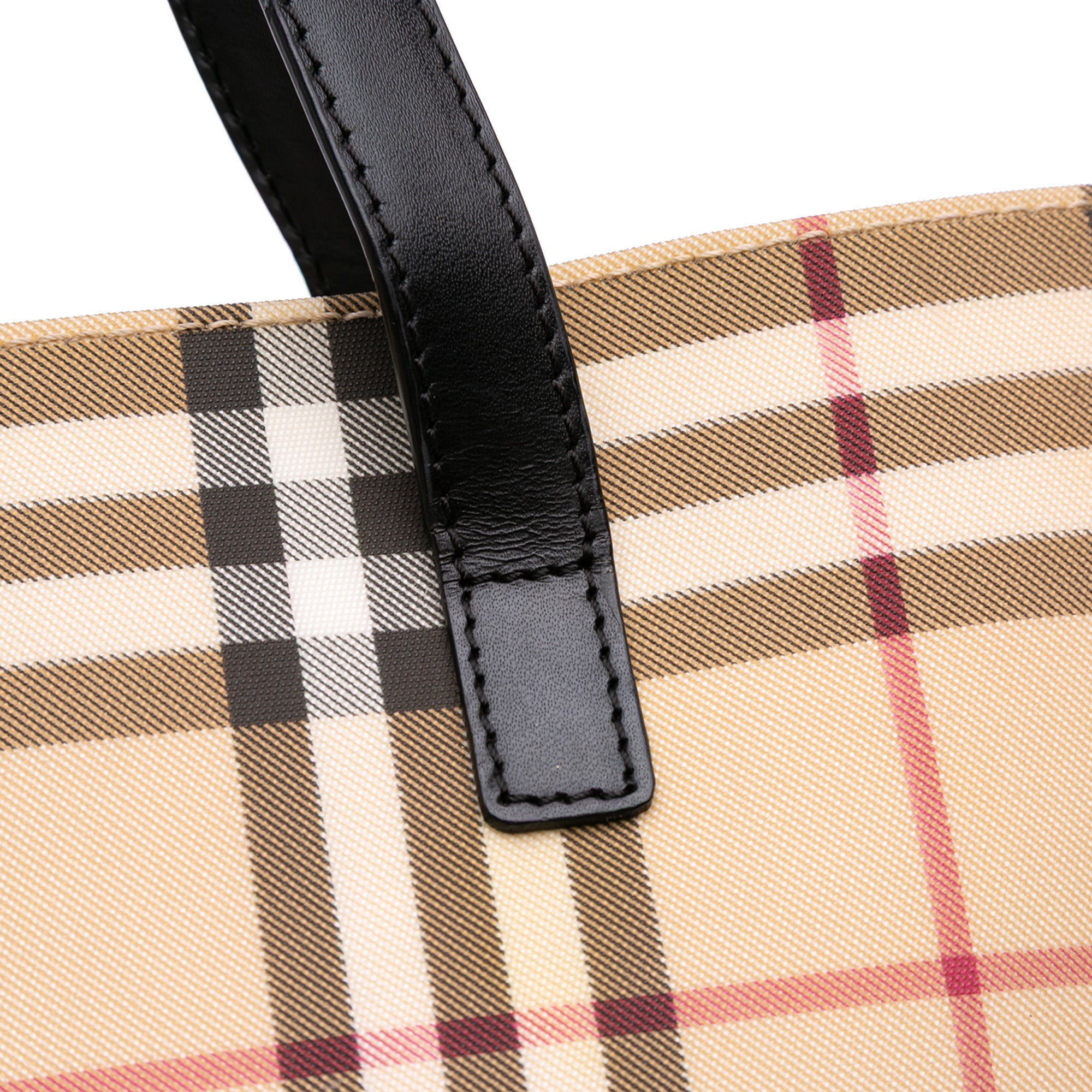 House Check Coated Canvas Tote