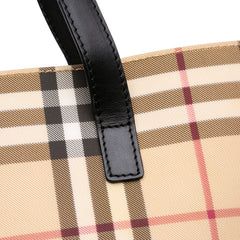 House Check Coated Canvas Tote