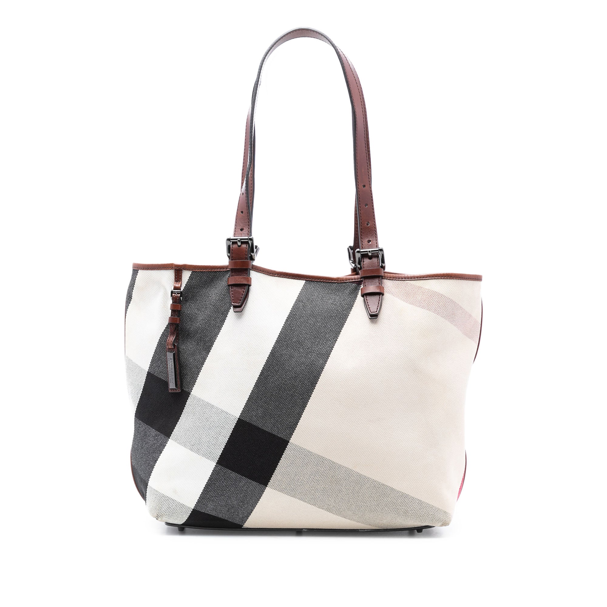 Mega Check Canvas Tote