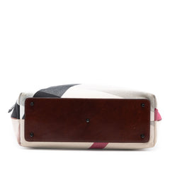 Mega Check Canvas Tote