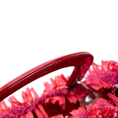 Medium Tweed Fringe Rhinestone Lady Dior