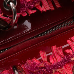 Medium Tweed Fringe Rhinestone Lady Dior
