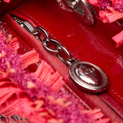 Medium Tweed Fringe Rhinestone Lady Dior