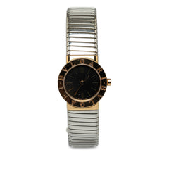 Quartz Two Tone Stainless Steel 18K Gold Tubogas Watch