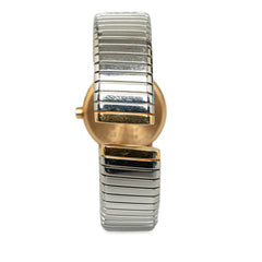 Quartz Two Tone Stainless Steel 18K Gold Tubogas Watch