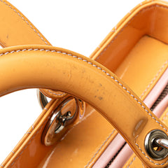 Large Patent Cannage Lady Dior