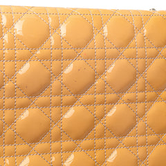 Large Patent Cannage Lady Dior