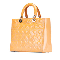 Large Patent Cannage Lady Dior