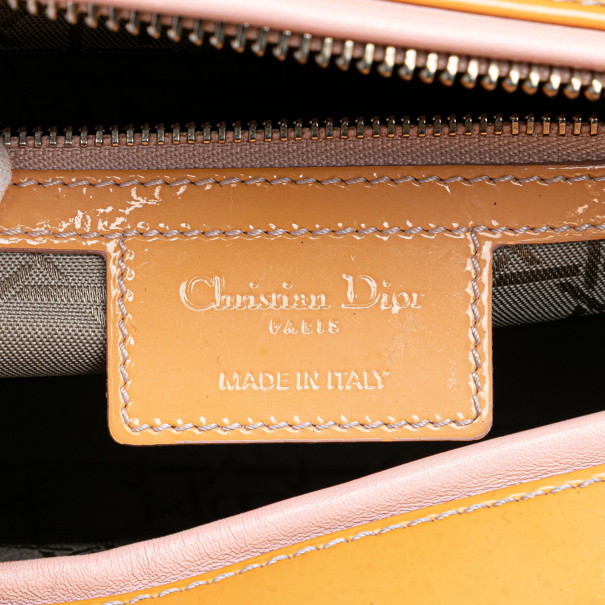 Large Patent Cannage Lady Dior