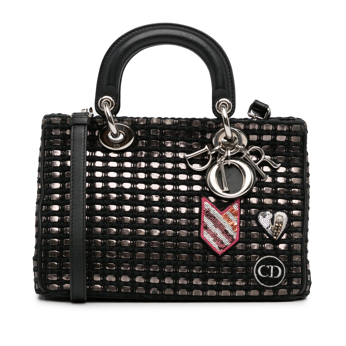 Small Metallic Tweed Lady Dior_0