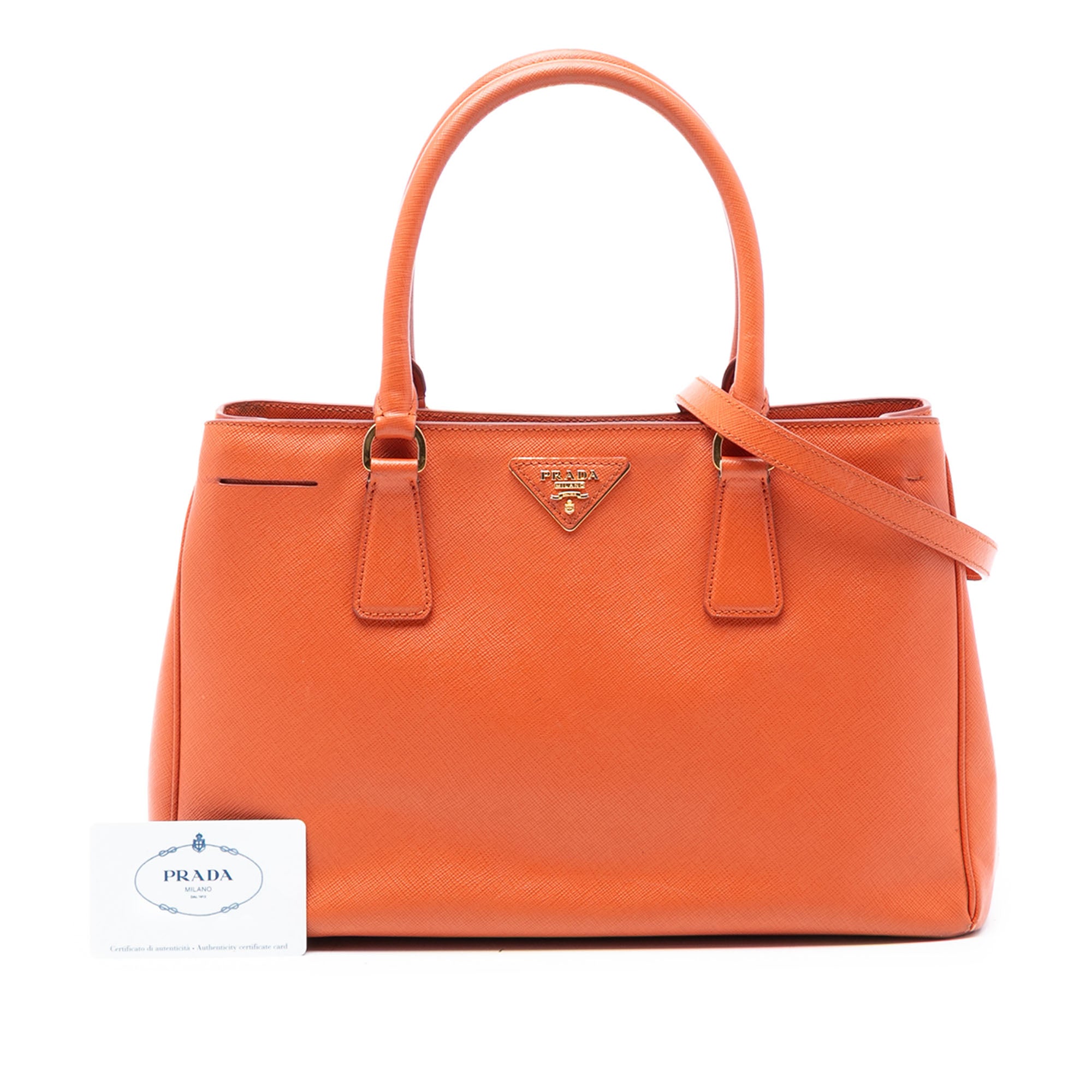 Medium Saffiano Lux Galleria Satchel