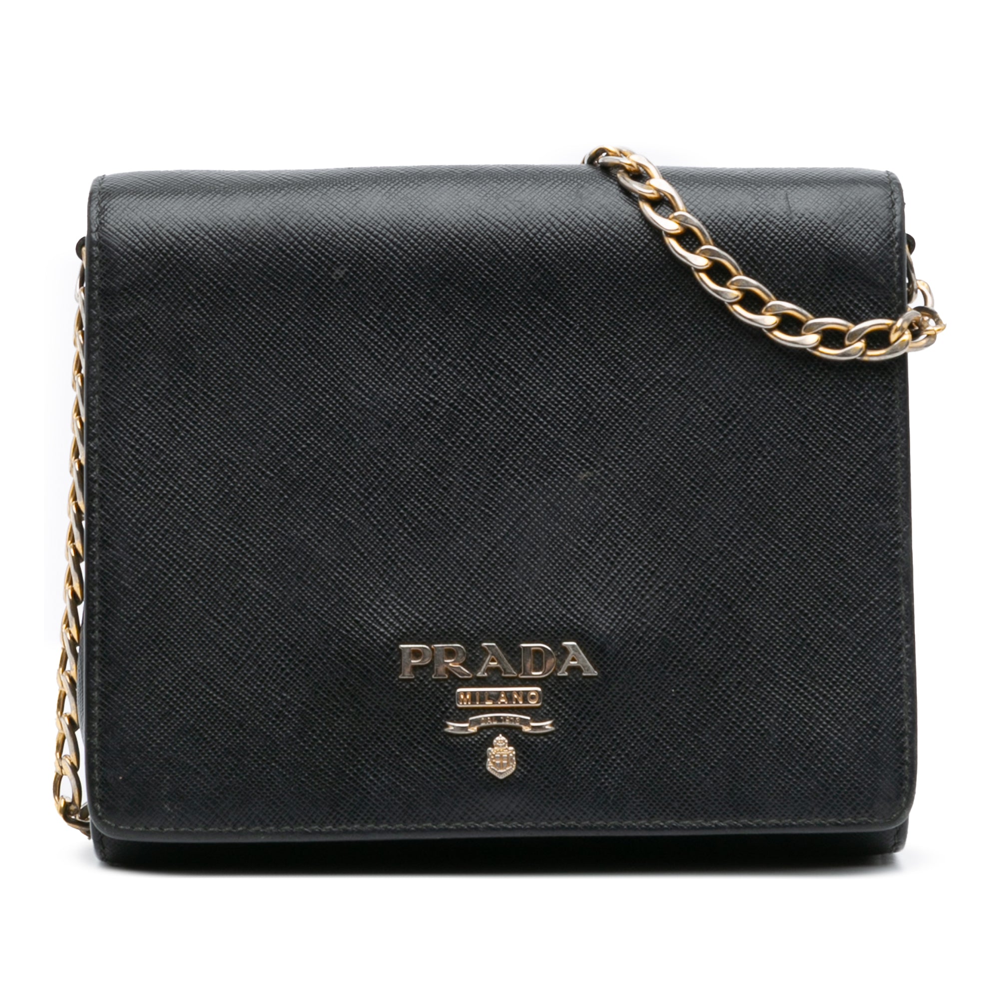 Saffiano Chain Crossbody