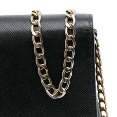 Saffiano Chain Crossbody