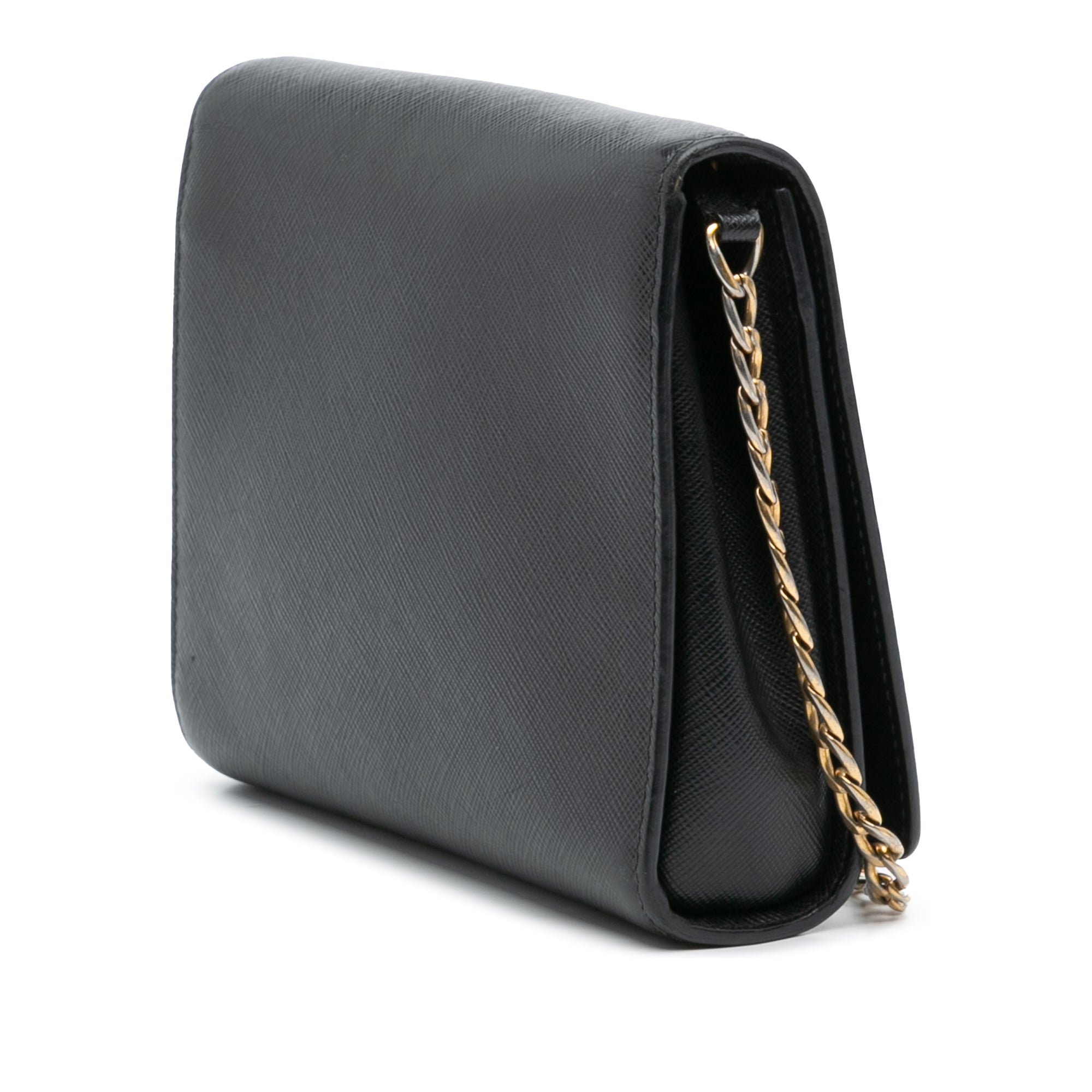Saffiano Chain Crossbody