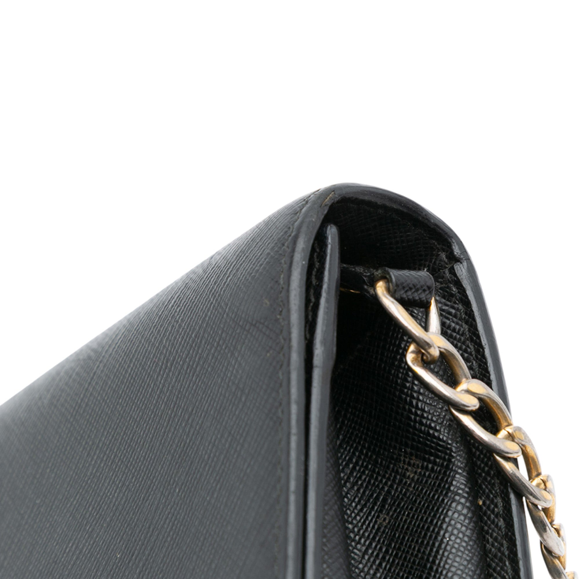 Saffiano Chain Crossbody
