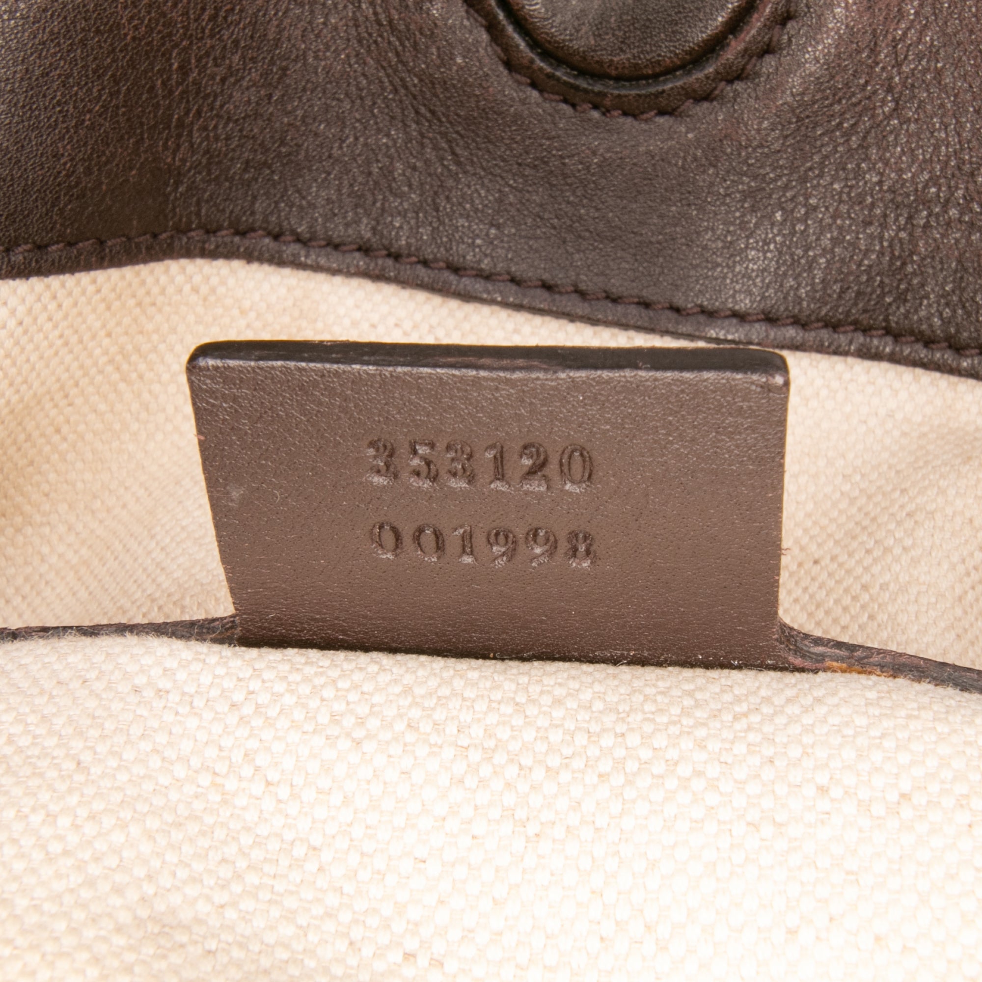 Medium Guccissima Bree Fold Over Tote