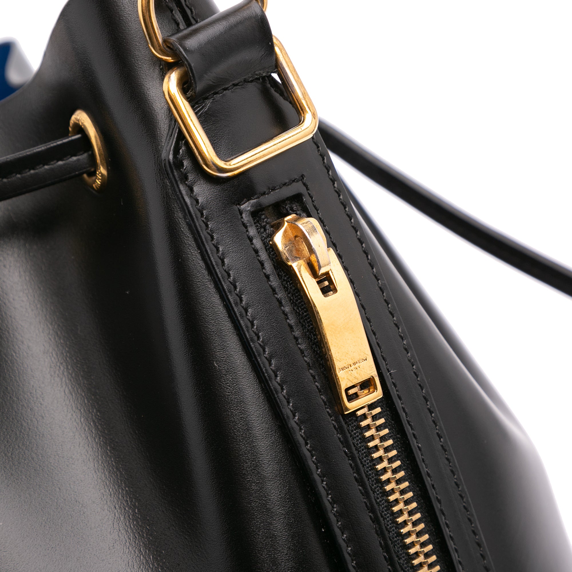 Medium Leather Emmanuelle Bucket Bag