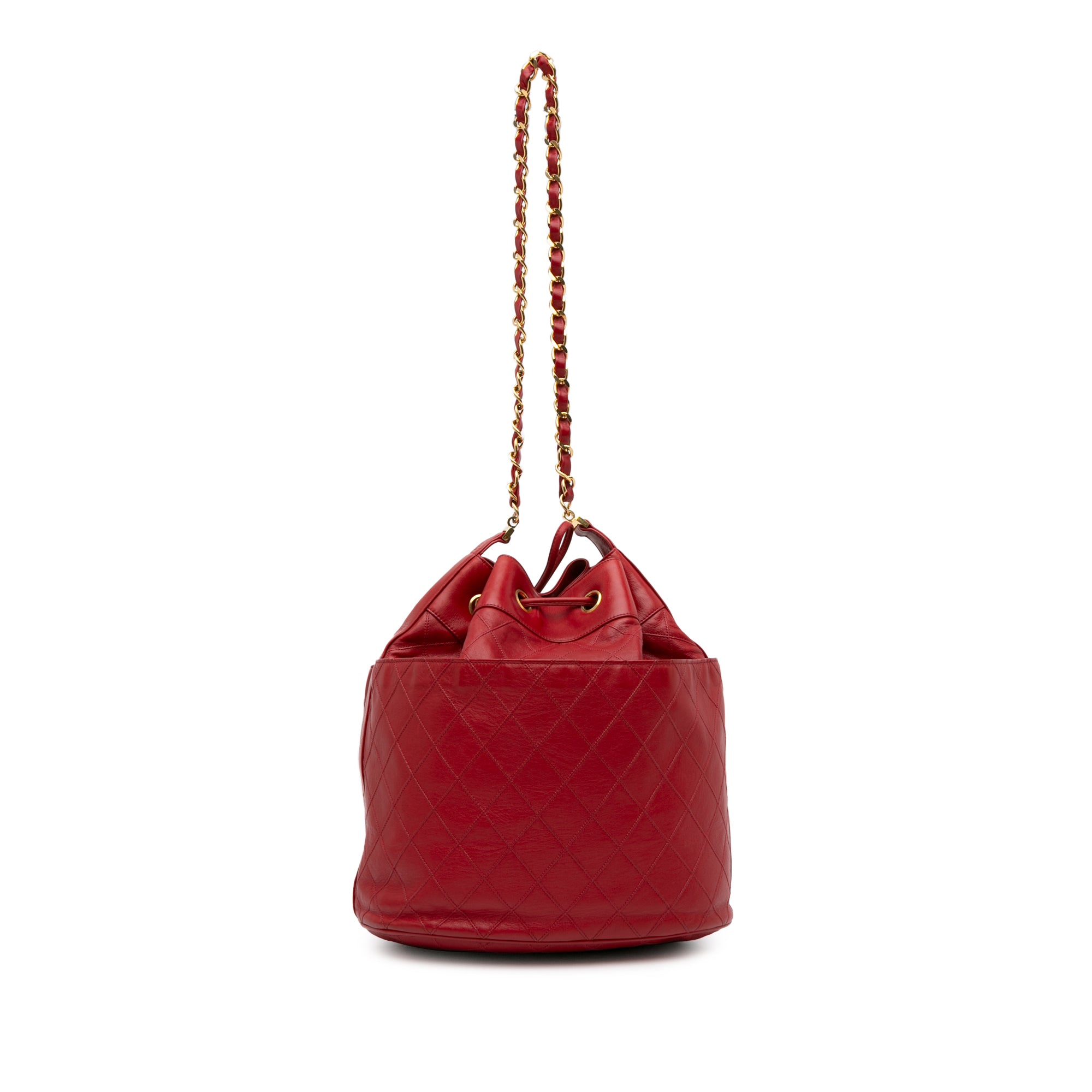 CC Quilted Lambskin Bucket Bag_2