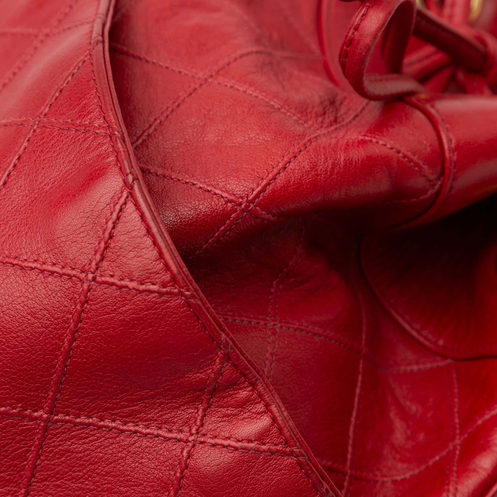 CC Quilted Lambskin Bucket Bag_8