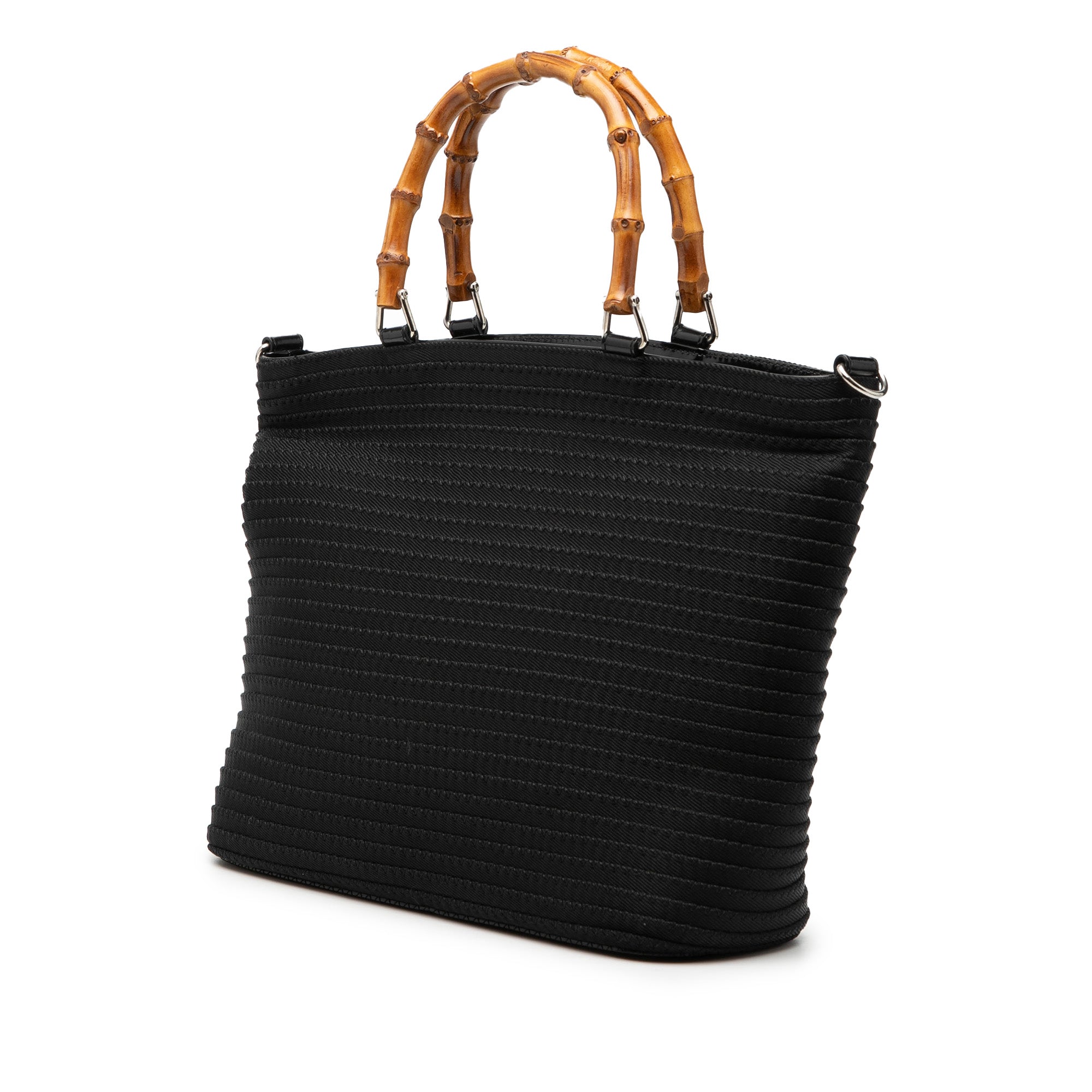 Nylon Bamboo Satchel