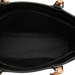 Nylon Bamboo Satchel