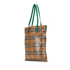 House Check Coated Canvas Tote