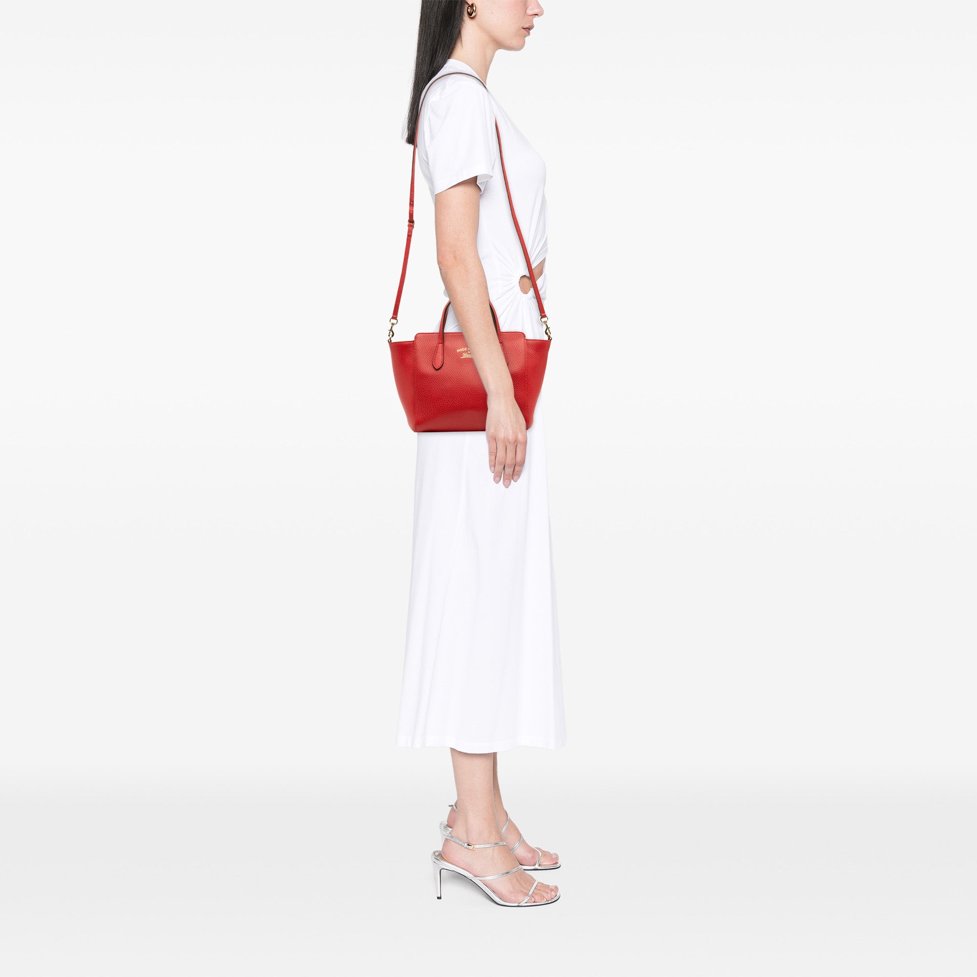 Mini Leather Swing Satchel