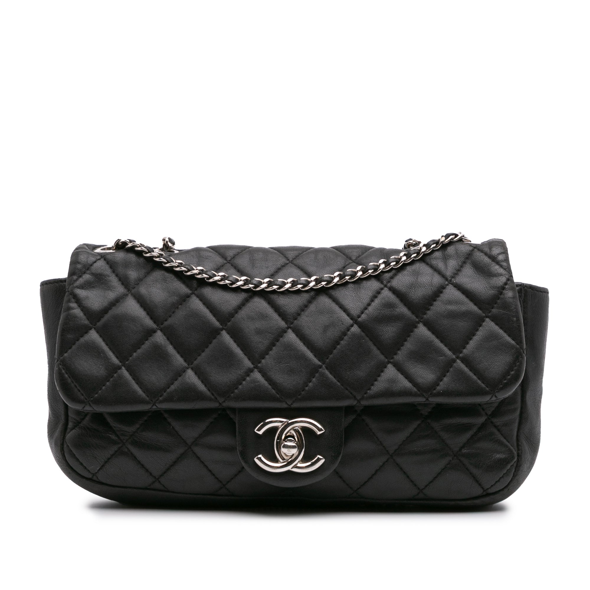 Medium Quilted Lambskin Coco Rain Flap