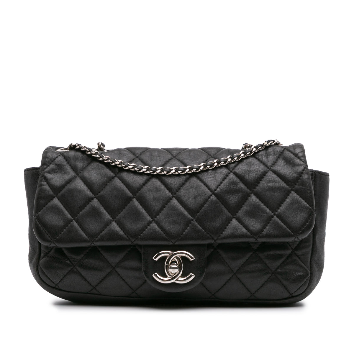 Medium Quilted Lambskin Coco Rain Flap