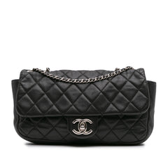 Medium Quilted Lambskin Coco Rain Flap