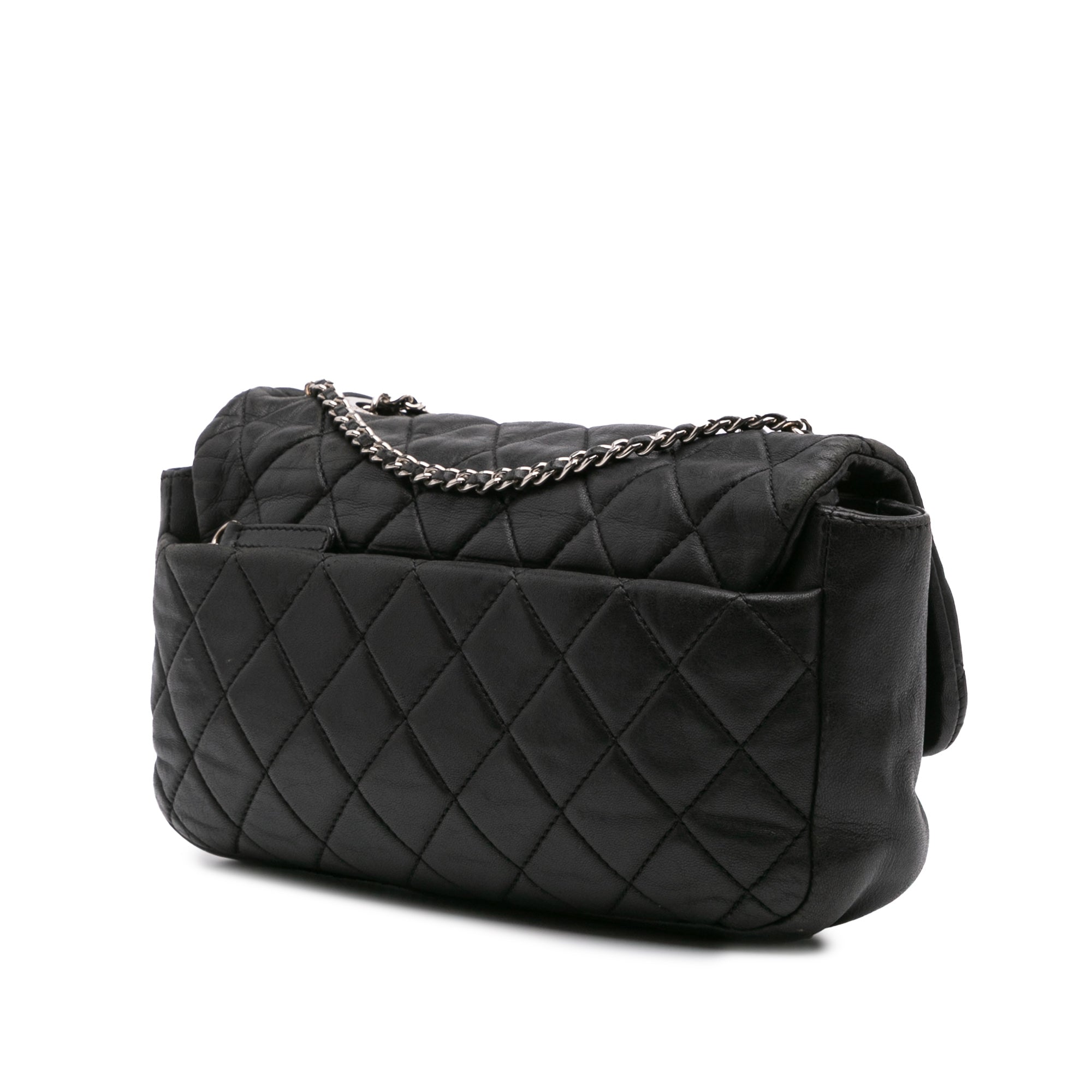Medium Quilted Lambskin Coco Rain Flap
