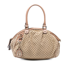 Diamante Canvas Sukey Satchel