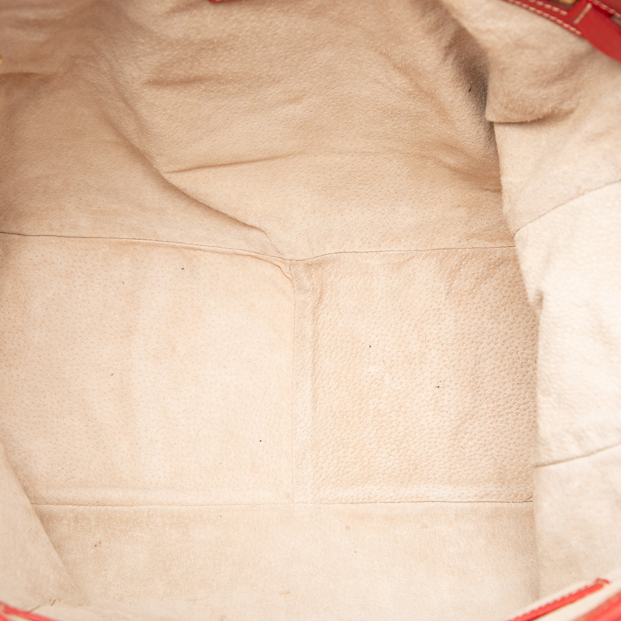 Large Saffiano Trimmed Canapa Convertible Tote