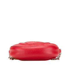 Mini Pebbled Calfskin Soho Chain Crossbody