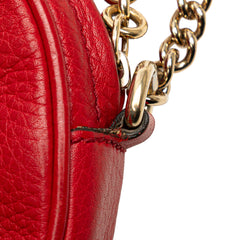 Mini Pebbled Calfskin Soho Chain Crossbody