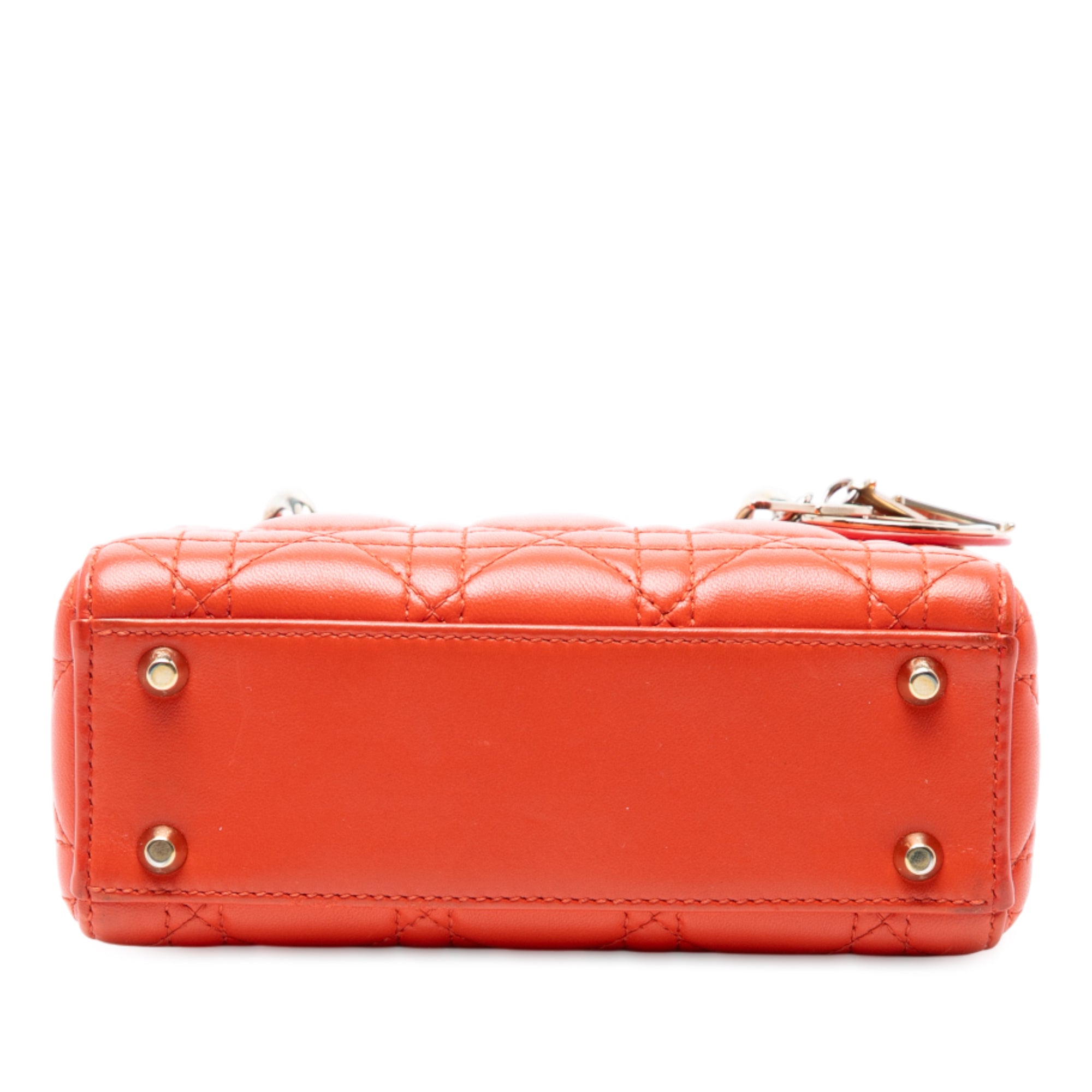 Mini Lambskin Cannage Lady Dior