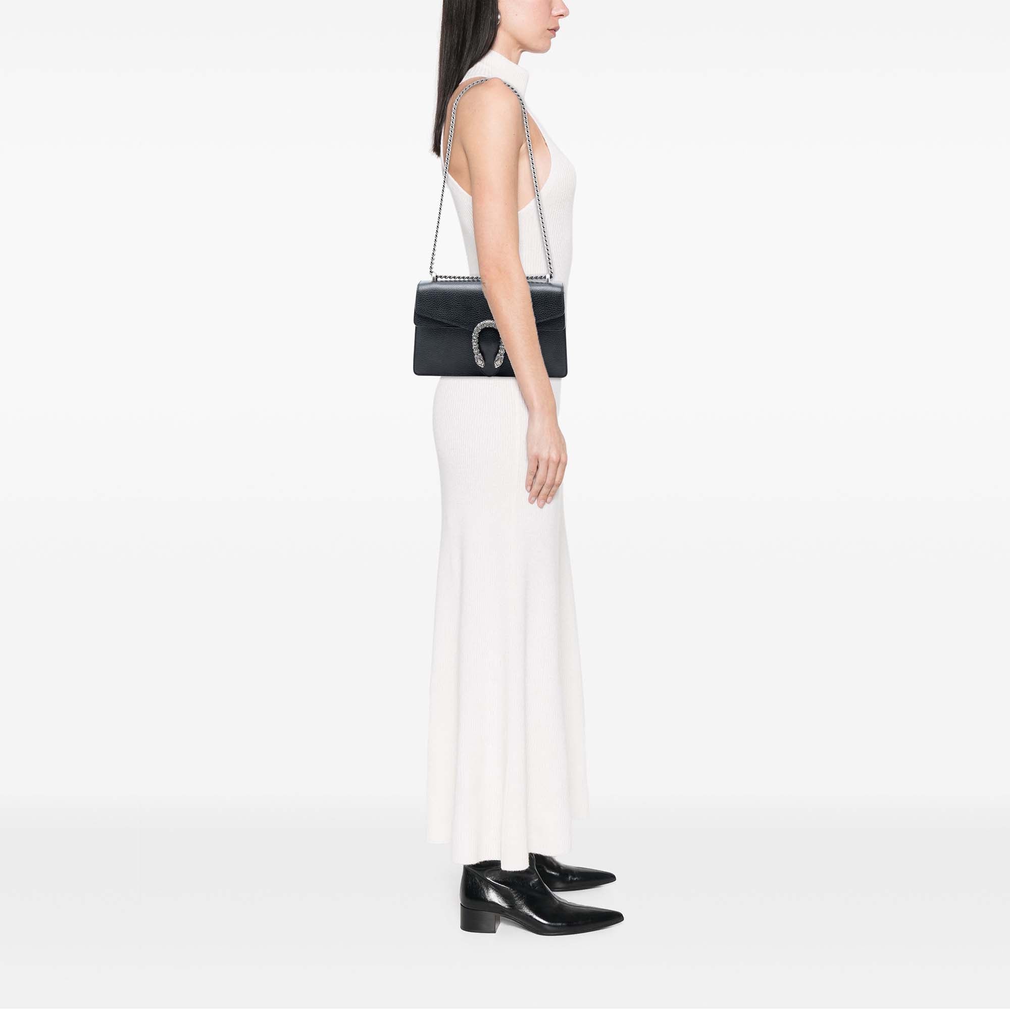 Medium Leather Dionysus Shoulder Bag