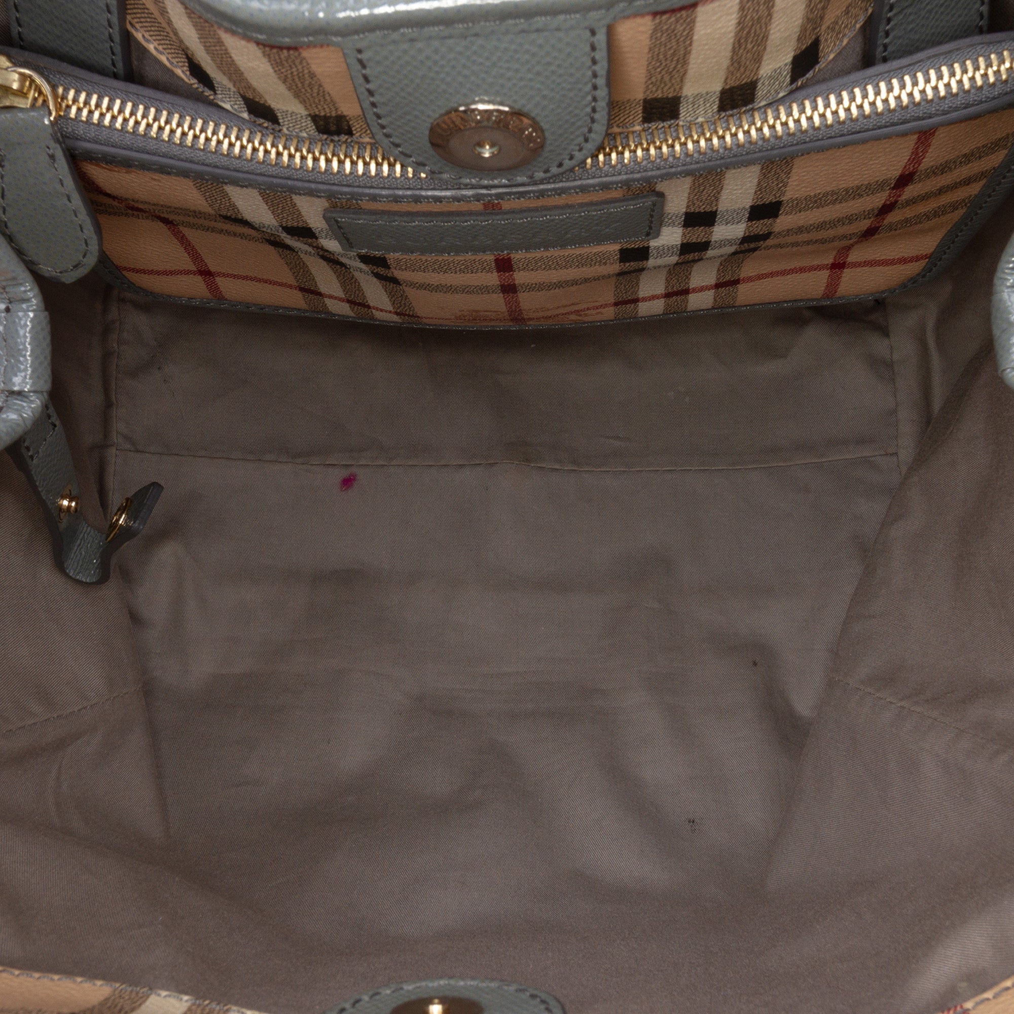 Small Haymarket Check Coated Canvas Canterbury Tote