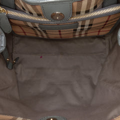 Small Haymarket Check Coated Canvas Canterbury Tote